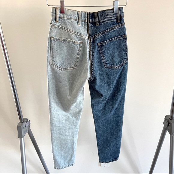 Revice Yin Yang Denim Zipper Jeans Size 24 - Picture 8 of 10